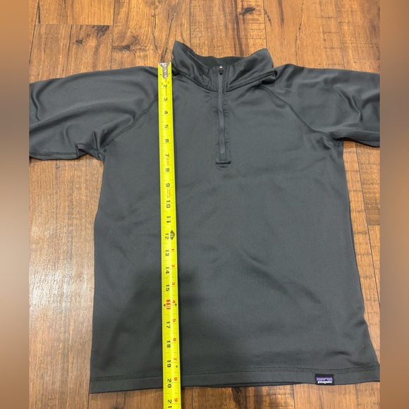 Patagonia Capilene Baselayer Heavyweight Gray Quarter Zip Pullover Youth XL - Picture 9 of 10